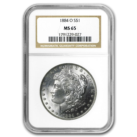 1884-O Morgan Dollar MS-65 NGC 1884-O Morgan Dollar MS-65 NGC